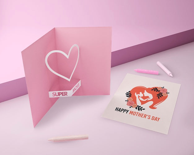 Free Mother'S Day Celebration Card With Mock-Up Psd