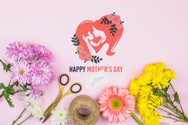 Free Mothers Day Mockup With Copyspace Psd