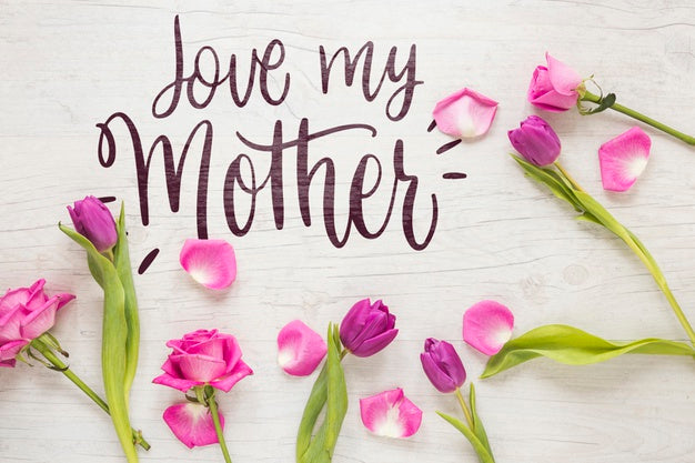 Free Mothers Day Mockup With Copyspace Psd