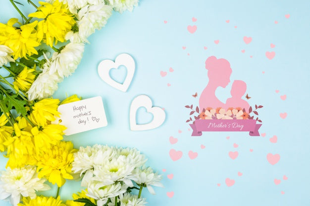 Free Mothers Day Mockup With Copyspace Psd