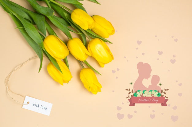 Free Mothers Day Mockup With Copyspace Psd