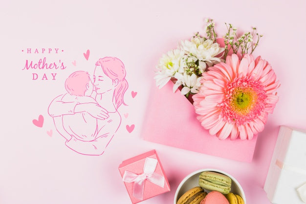 Free Mothers Day Mockup With Copyspace Psd