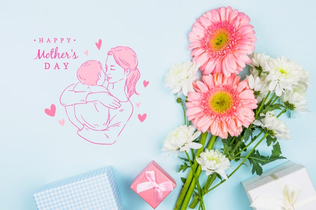 Free Mothers Day Mockup With Copyspace Psd