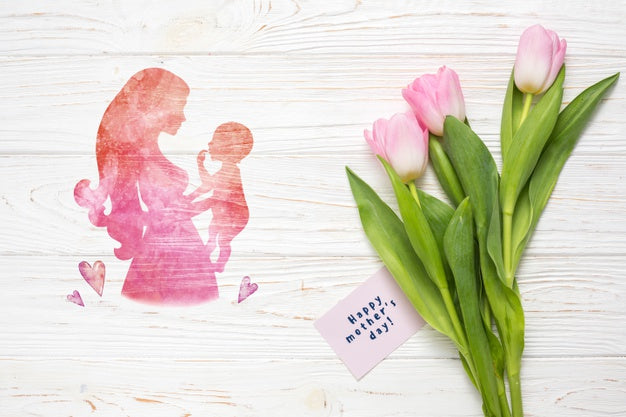 Free Mothers Day Mockup With Copyspace Psd