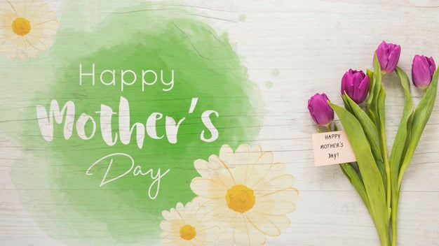 Free Mothers Day Mockup With Copyspace Psd