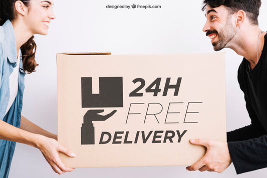 Free Moving Concept Mockup Psd