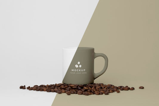Free Mug With Coffee Mock Up Psd