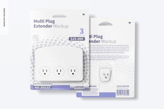Free Multi Plug Extender Mockup Psd