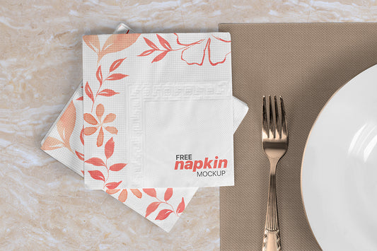 Free Napkin Mockup