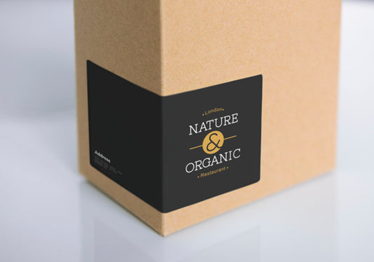Free Natural Paper Box Packaging Mockup Psd