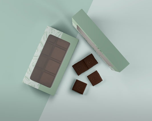 Free Neat Box Of Chocolate Design Psd