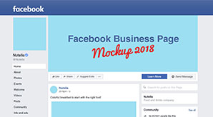 Free New Facebook Business Profile Page Mockup Psd 2018