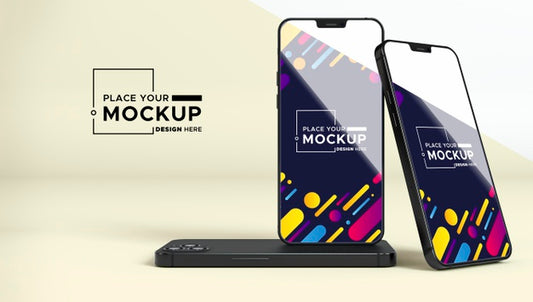 Free New Phone Pack Mock-Up Psd