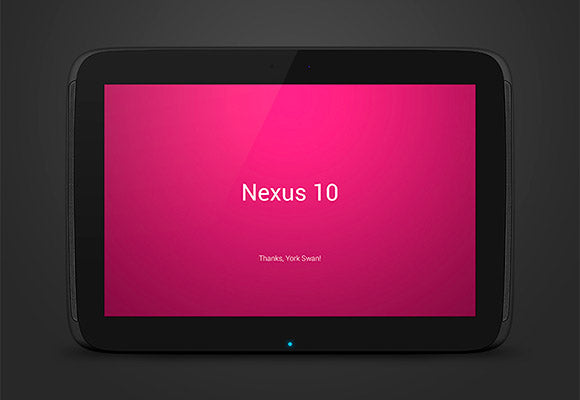 Free Nexus 10 Psd Mockup