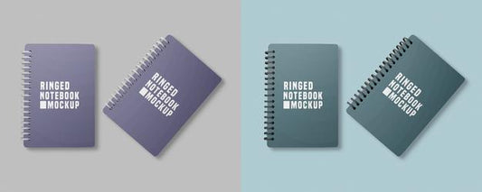 Free Notebook Set Mockup Psd