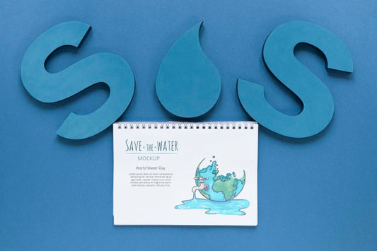 Free Ocean Day Sos Save The Waters Psd