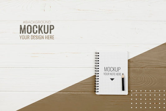 Free Office Desk Concept With Mock-Up Psd