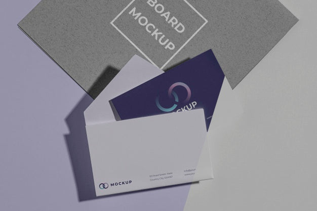 Free Office Stationery Mock-Up With Paper Psd