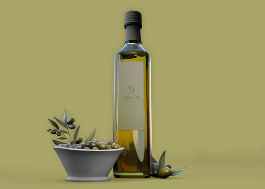 Free Olive Oil Bottle Mockup Psd