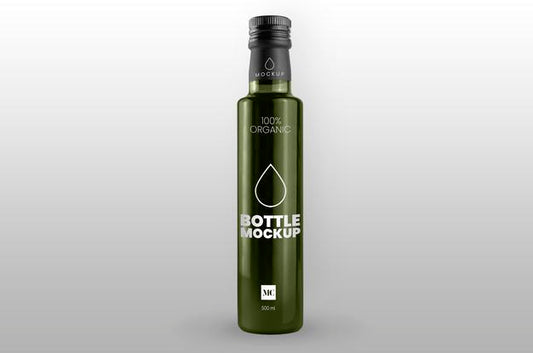 Free Olive Oil Bottle Mockup Psd