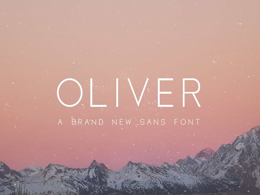 Oliver - Free Sans Serif Font in 3 weights