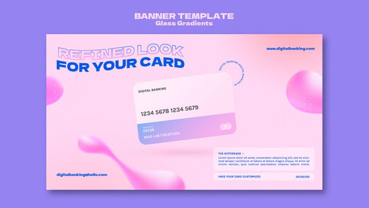 Free Online Banking Banner Template Psd