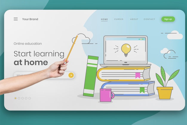 Free Online University Curses Concept Psd