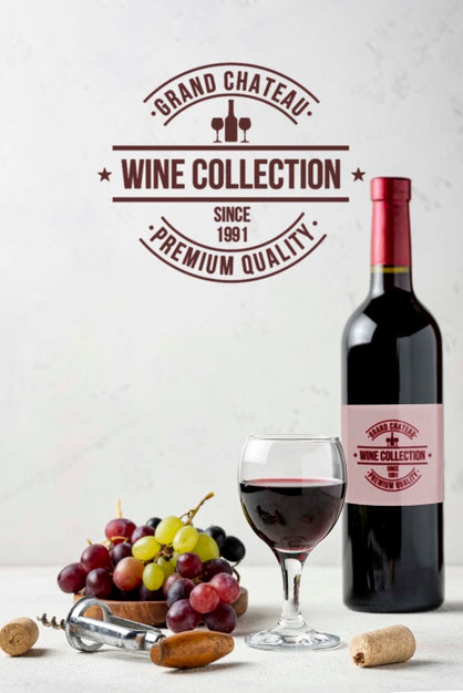 Free Organic Grapes For Wine Psd