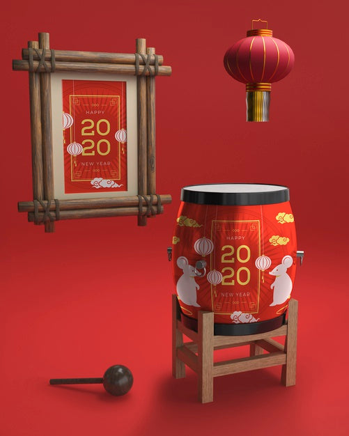 Free Ornaments For Chinese New Year Psd