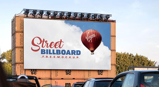 Free Outdoor Advertising Street Billboard Mockup Psd