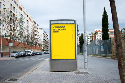 Free Outdoor Billboard In City Psd