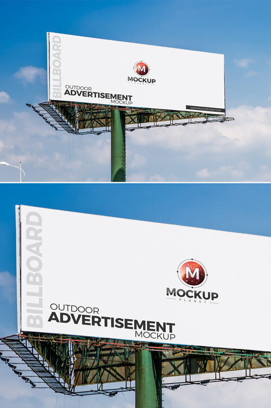 Free Outdoor Billboard Psd Mockup For Advertisement