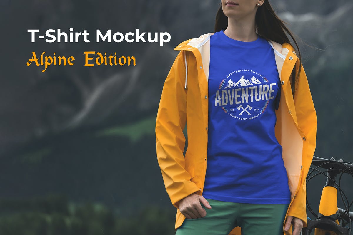 Free Outdoor T-Shirt Mockup