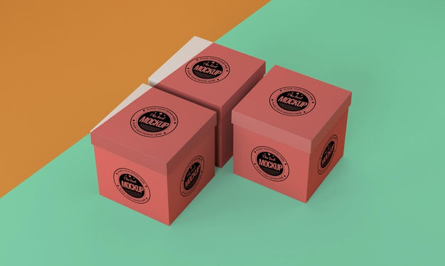 Free Packaging Box Mock-Up Psd