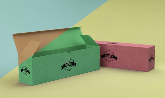 Free Packaging Box Mock-Up Psd