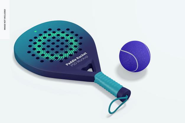 Free Paddle Racket Mockup Psd