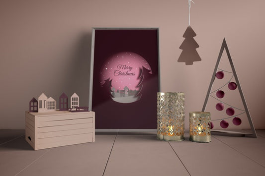 Free Painting And Decorations For Christmas Psd