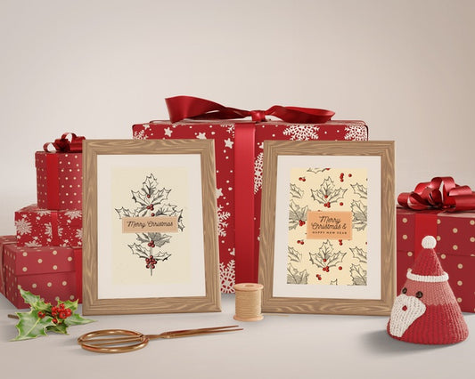 Free Painting Covering Wrapped Gifts Psd