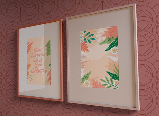 Free Painting Frames With Empty Space Psd