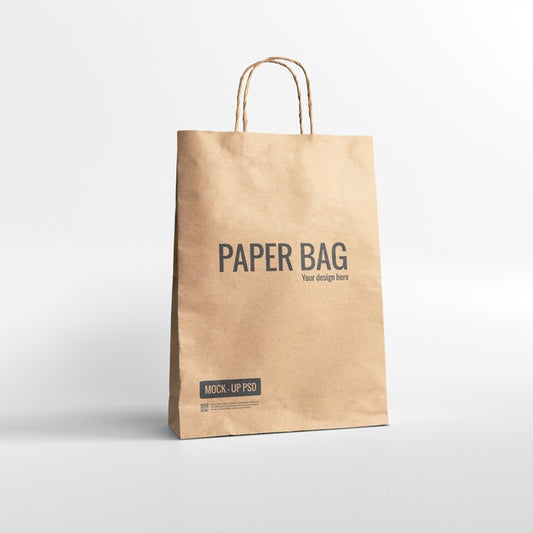 Free Paper Bag Mockup Psd