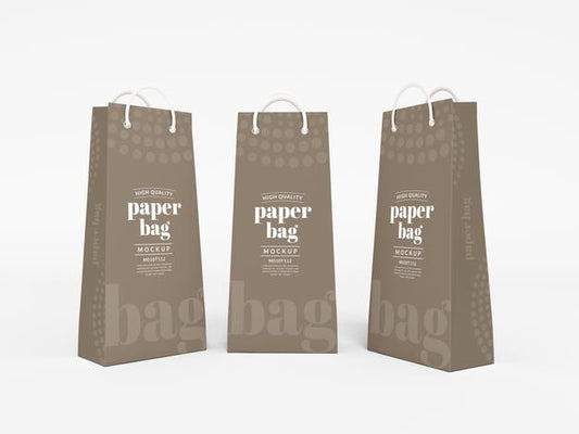 Free Paper Bag Packaging Mockup Psd