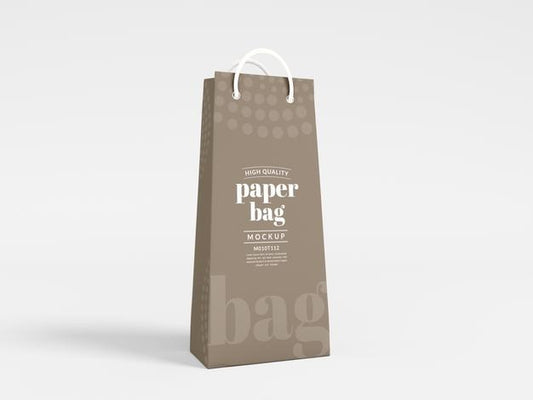 Free Paper Bag Packaging Mockup Psd
