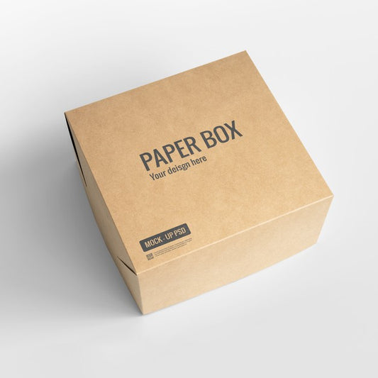 Free Paper Box Mockup Psd