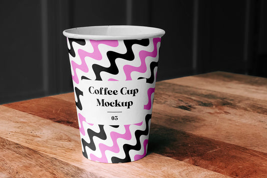 Free Paper Coffe Cup Mockup