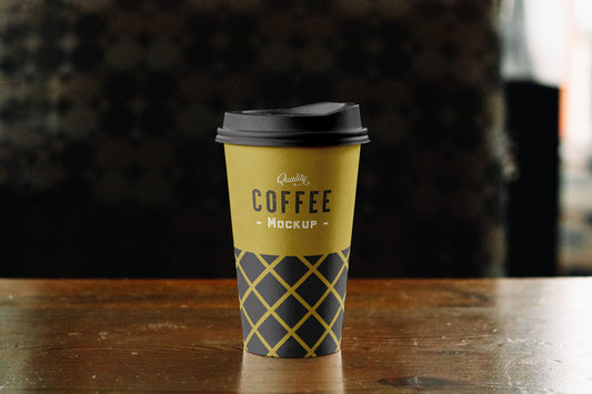 Free Paper Coffee Cup Psd Mockup
