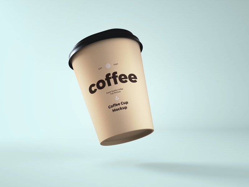 Free Paper Coffee Cup Psd Mockup