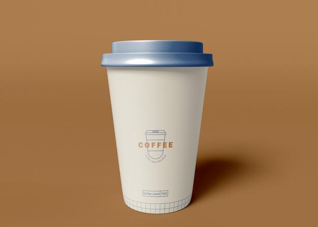 Free Paper Cup Mockup Psd
