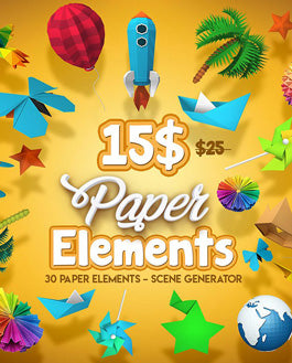Free Paper Elements – Scene Generator