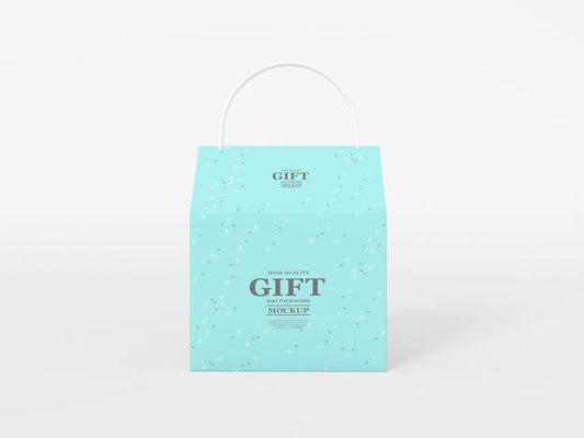 Free Paper Gift Bag Packaging Mockup Psd