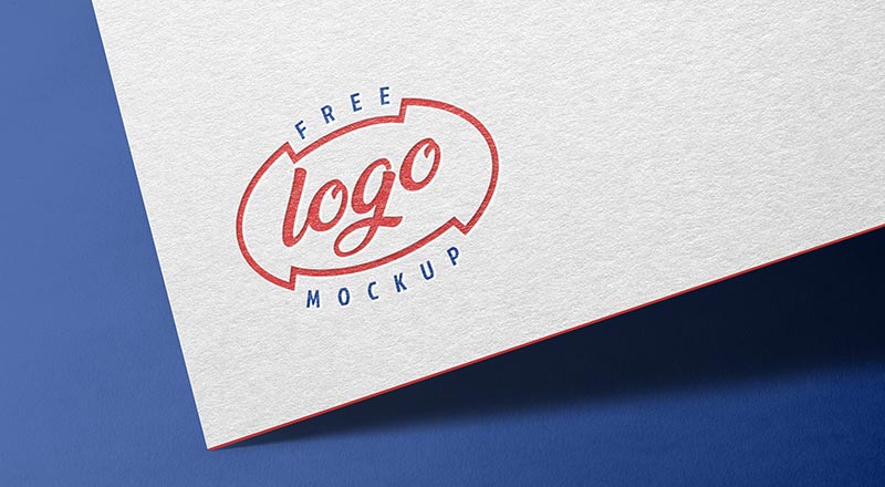 Free Paper Logo Mockup Psd